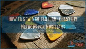 how to sew a guitar pick