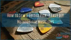 how to sew a guitar pick