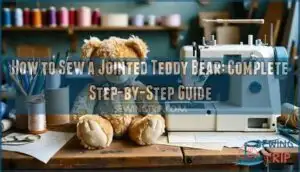 how to sew a jointed teddy bear