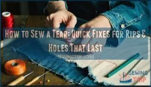how to sew a tear