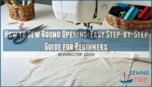 how to sew bound opening