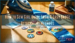 how to sew girl guide sash