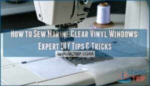how to sew marine clear vinyl windows