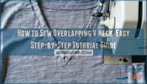 how to sew overlapping v neck