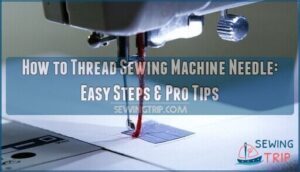 how to thread sewing machine needle