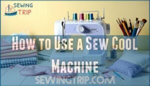 how to use a sew cool machine