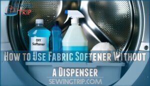 how to use fabric softener without a dispenser