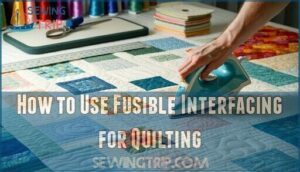 how to use fusible interfacing for quilting