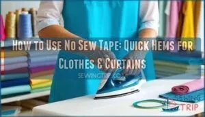 how to use no sew tape