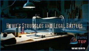 howe's struggles and legal battles