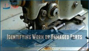 identifying worn or damaged parts