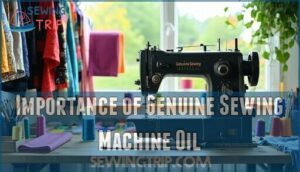 importance of genuine sewing machine oil