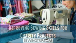 improving sewing skills for charity projects