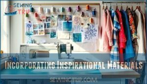 incorporating inspirational materials