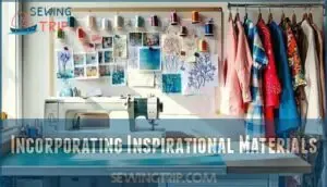 incorporating inspirational materials