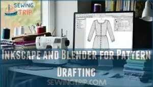 inkscape and blender for pattern drafting