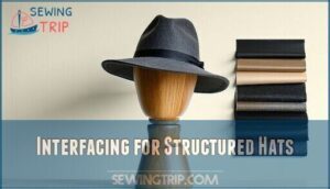 interfacing for structured hats