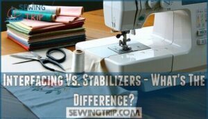 interfacing vs. stabilizers - what's the difference