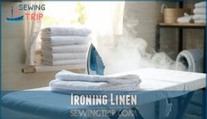 ironing linen