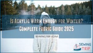 is acrylic warm enough for winter