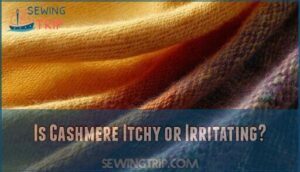 is cashmere itchy or irritating