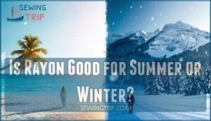 is rayon good for summer or winter