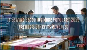 is sewing becoming more popular