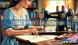 isaac singer's contribution: