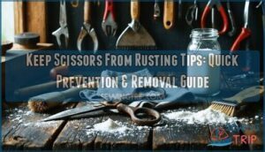 keep scissors from rusting tips