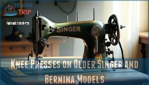 knee presses on older singer and bernina models