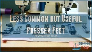 less common but useful presser feet