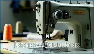 listening for unusual noises