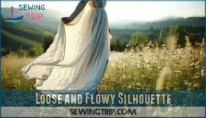 loose and flowy silhouette