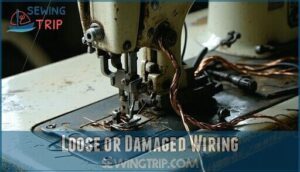 loose or damaged wiring