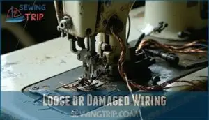 loose or damaged wiring
