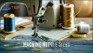 machine needle sizes machine needle sizes