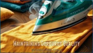 maintaining corduroy quality