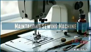 maintaining sewing machine