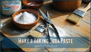 make a baking soda paste