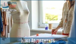 make adjustments