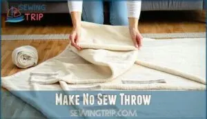 make no sew throw