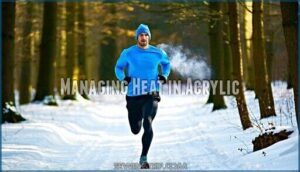managing heat in acrylic