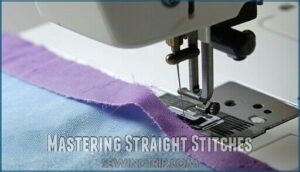 mastering straight stitches
