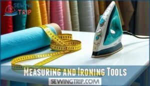 measuring and ironing tools