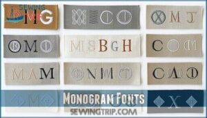 monogram fonts