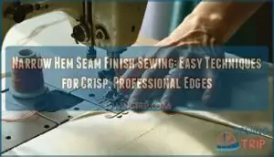 narrow hem seam finish sewing