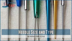 needle size and type