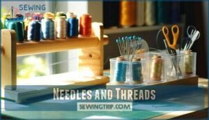 needles and threads