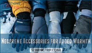 neoprene accessories for added warmth