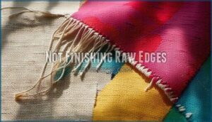 not finishing raw edges